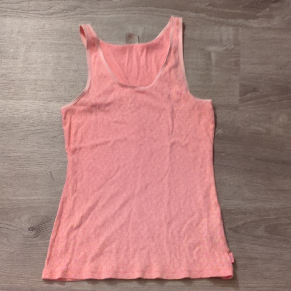 Tommy Jeans Y2K Pink And Yellow Floral Tank Top Size XL